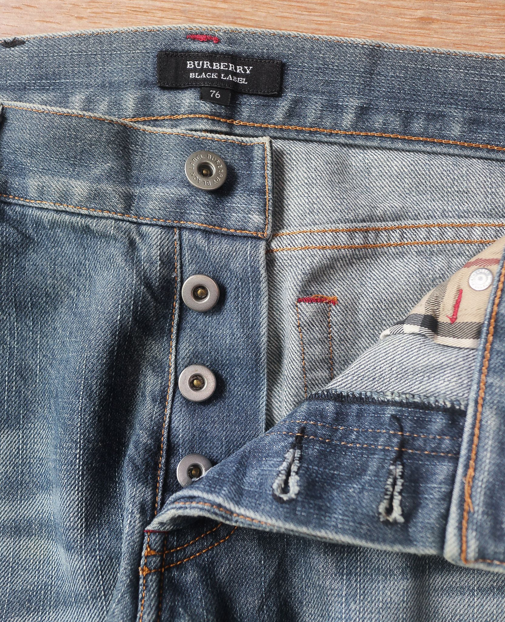  08.09.24 - VTG DENIM PANTS - BURBERRY BLACK LABEL 