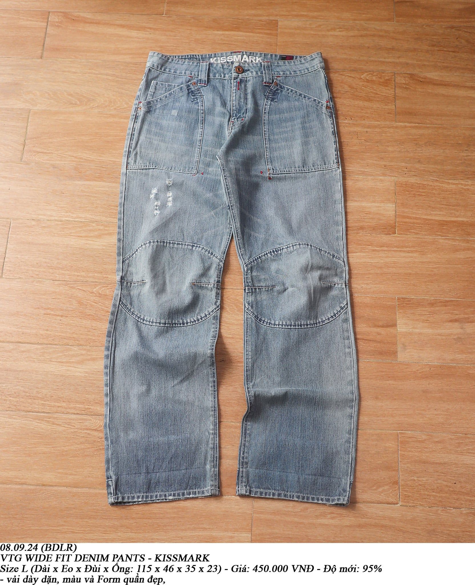  08.09.24 - VTG WIDE FIT DENIM PANTS - KISSMARK 