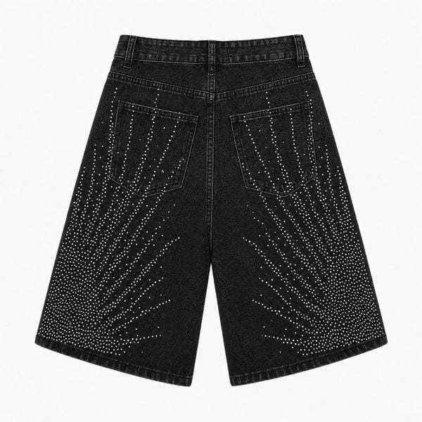 STARLIGHT SHORT BLACK JEAN