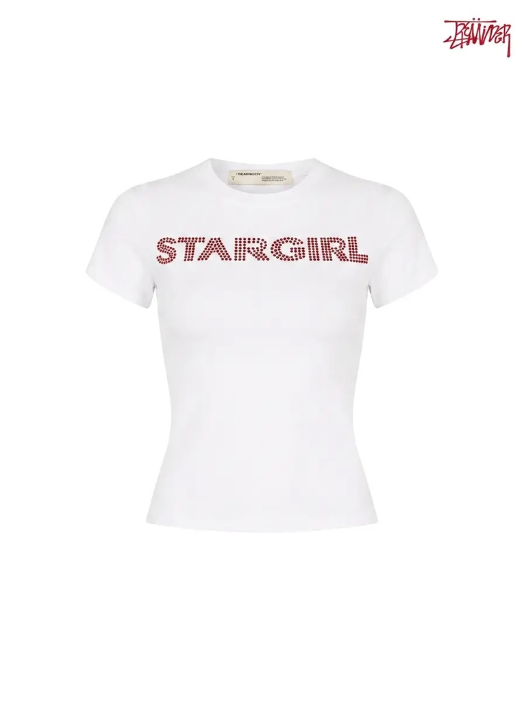  STAR GRIL BABY TEE / WHITE 