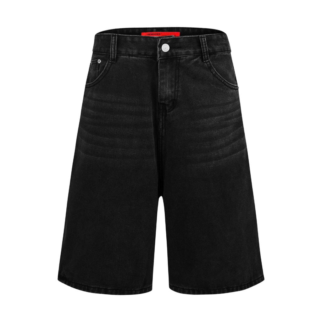  REMINDER SHORT / BLACK JEAN 