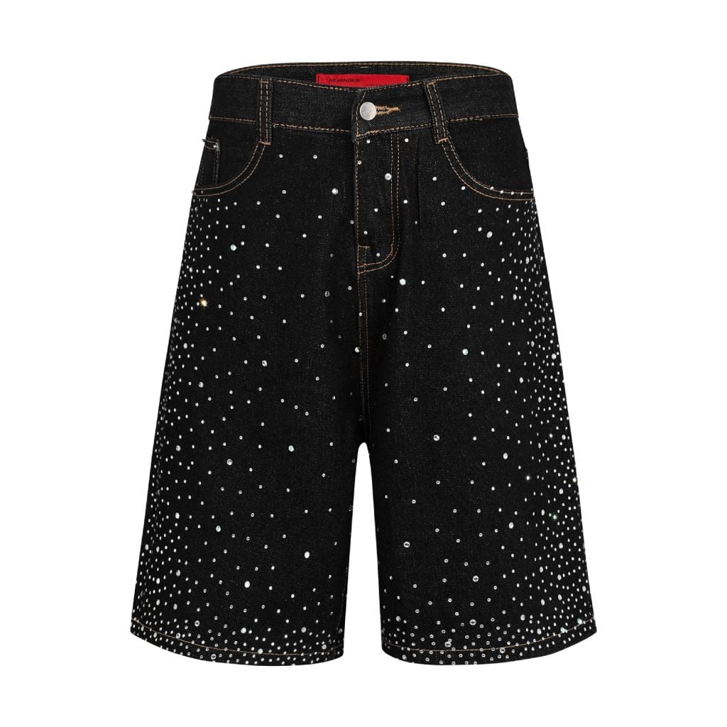  BLING RAW SHORT JEANS 