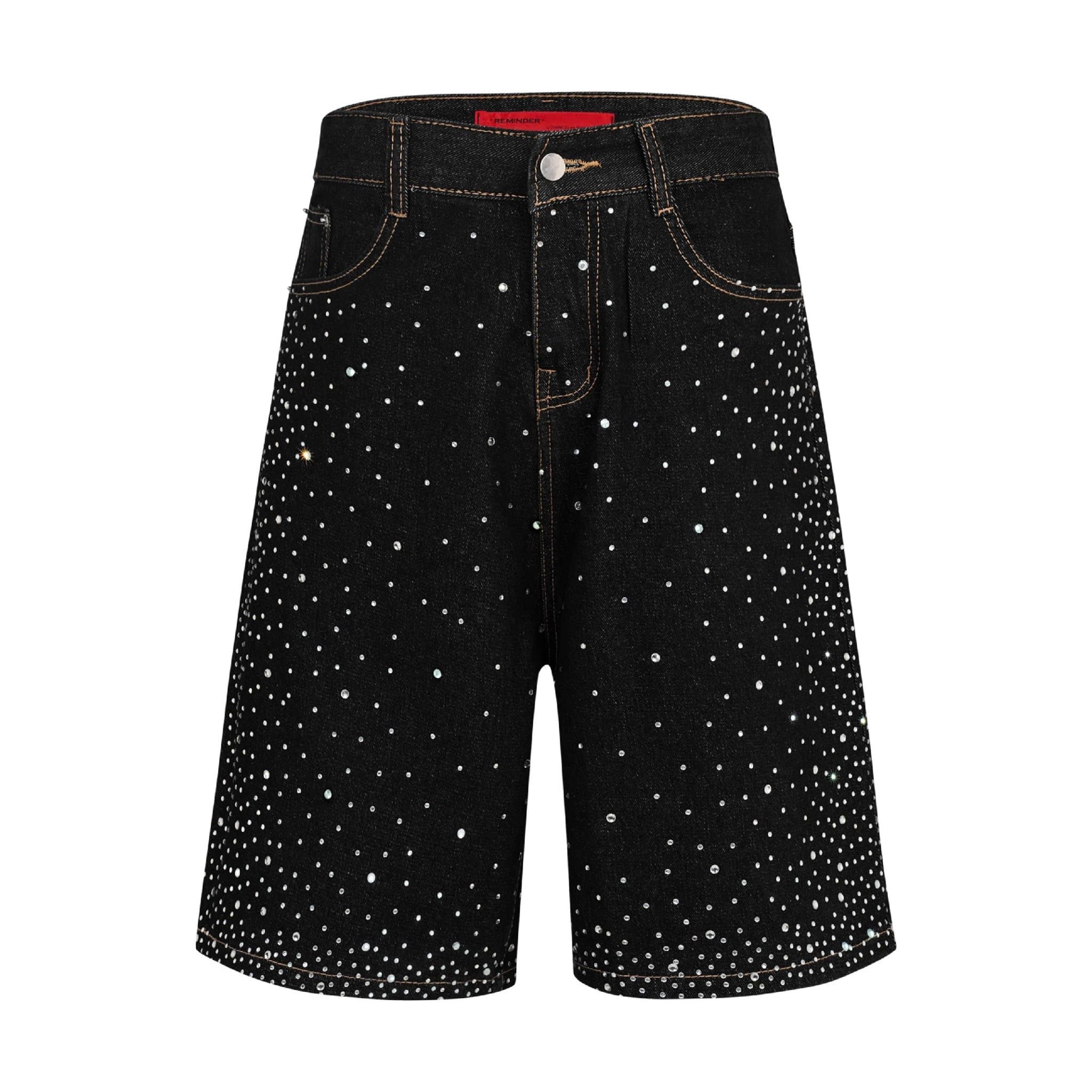  BLING RAW SHORT JEANS 