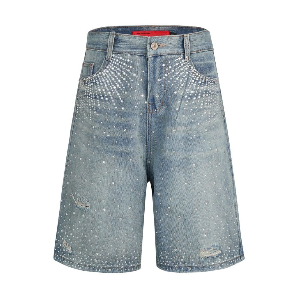  BLING DENIM SHORT JEANS 