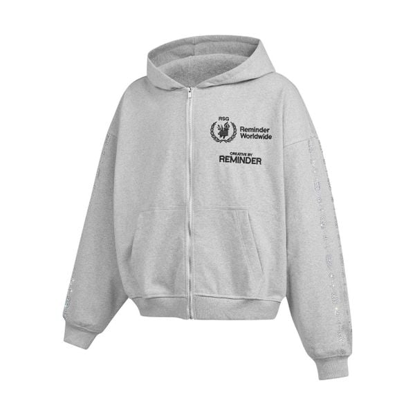 WW HOODIE ZIP / LIGHT GRAY