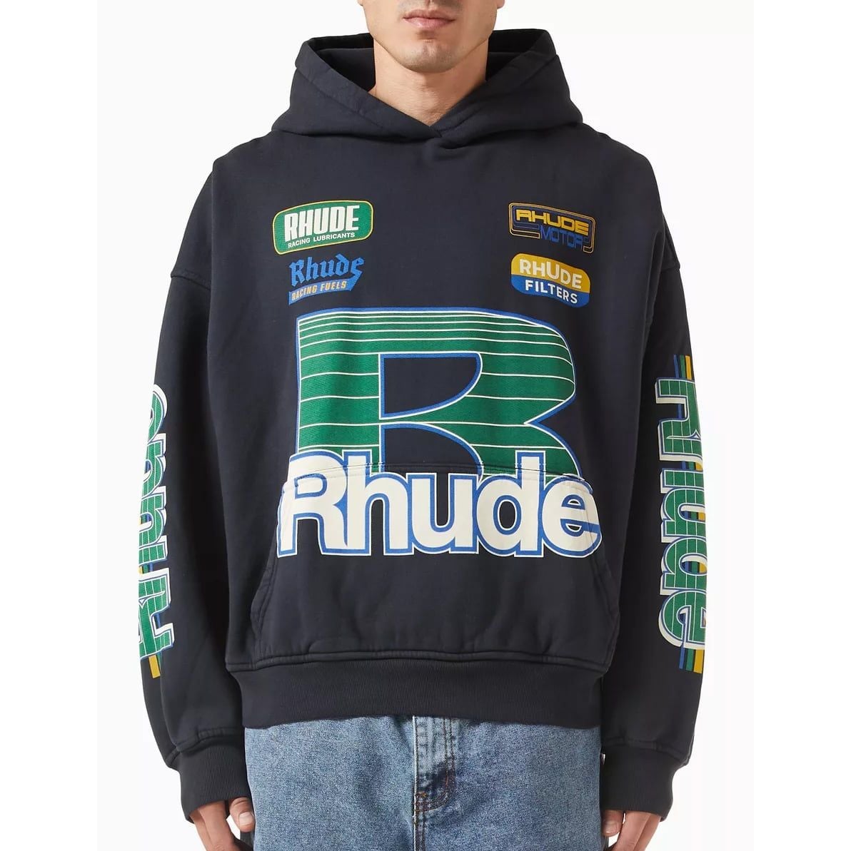  Hoodie RHUDE Logo Vintage 