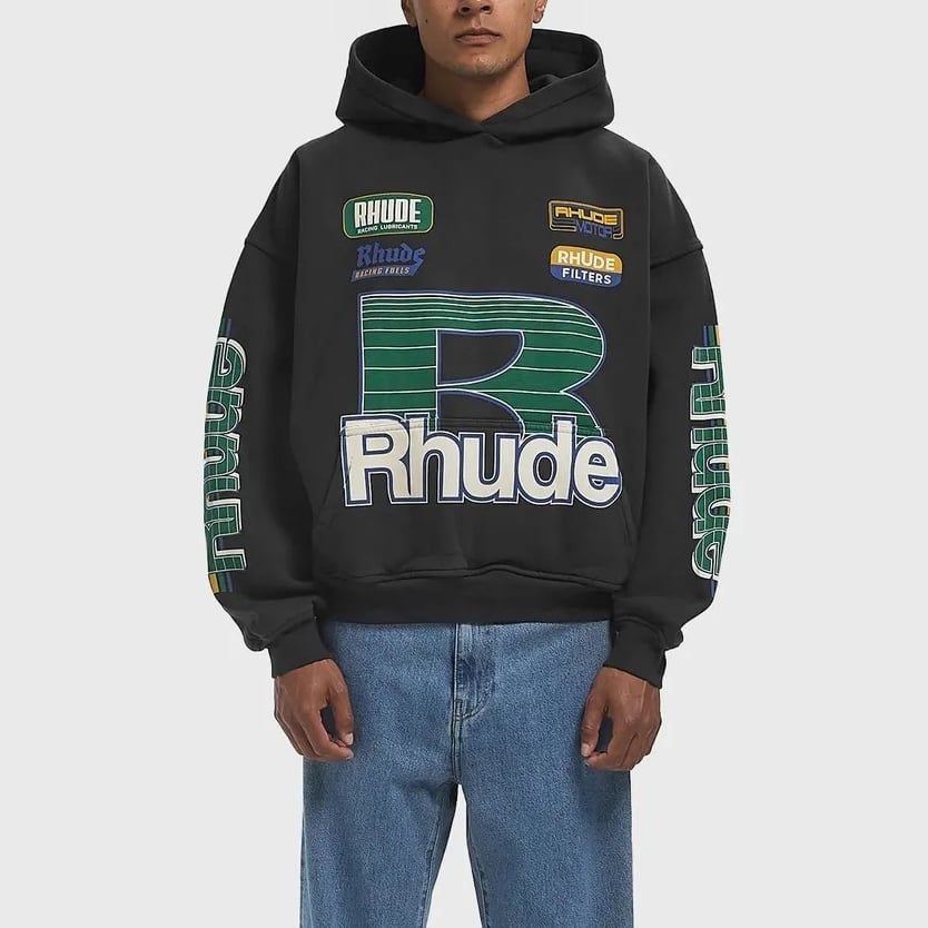  Hoodie RHUDE Logo Vintage 