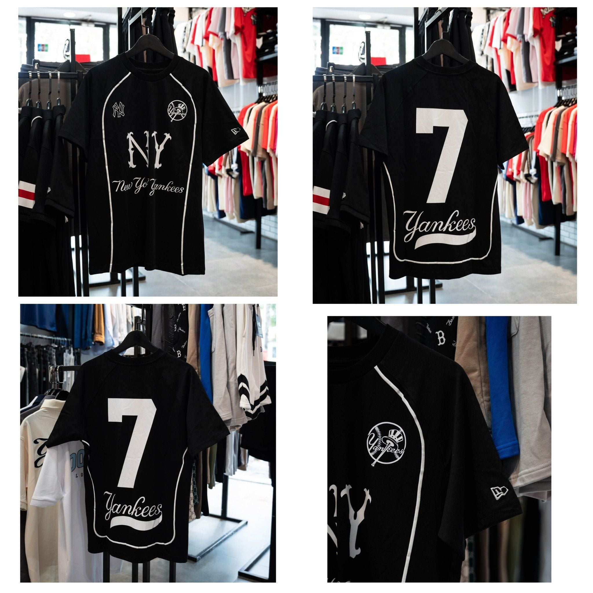  Tee NEW.ERA Logo NY Sọc 