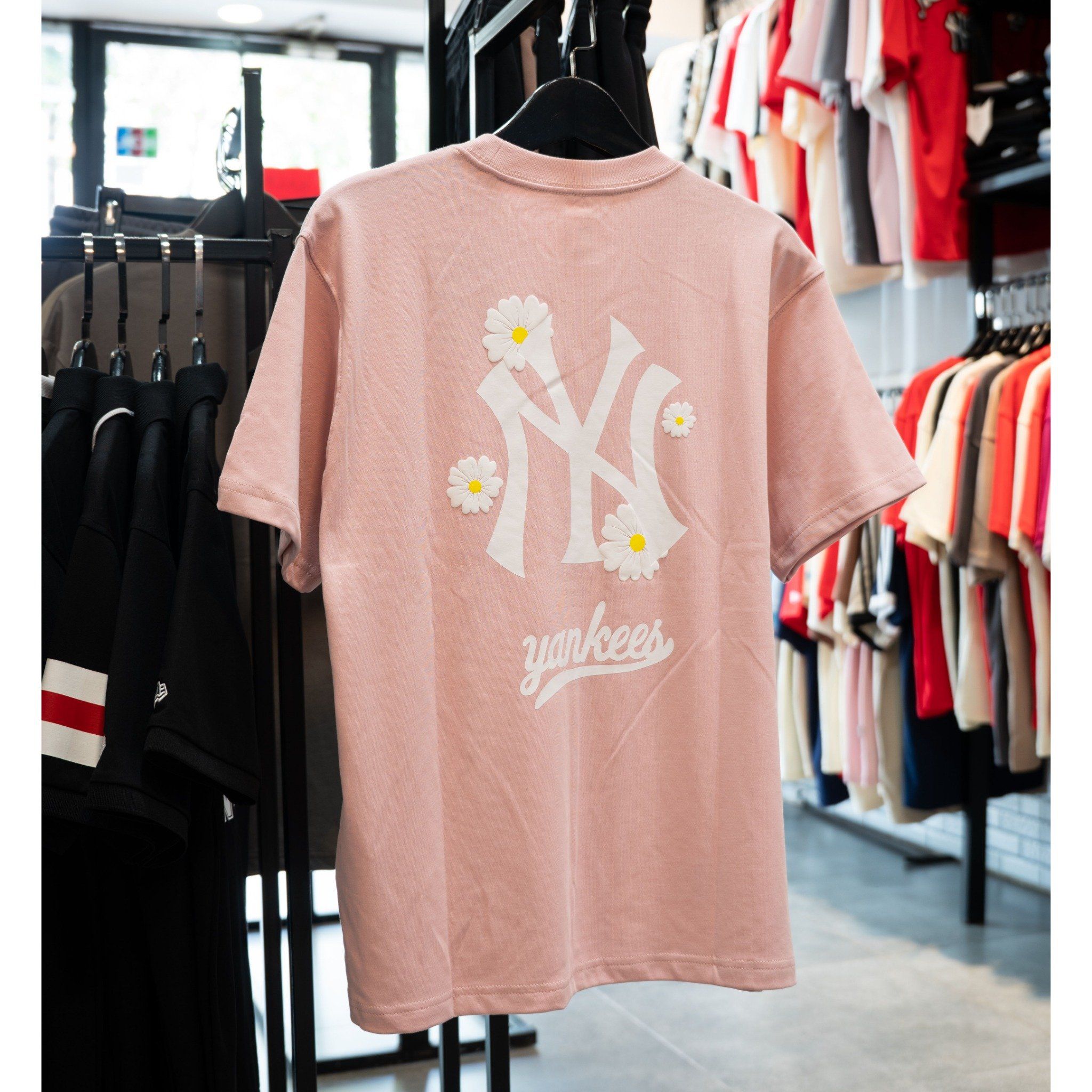  Tee NEW.ERA Logo NY Flower 