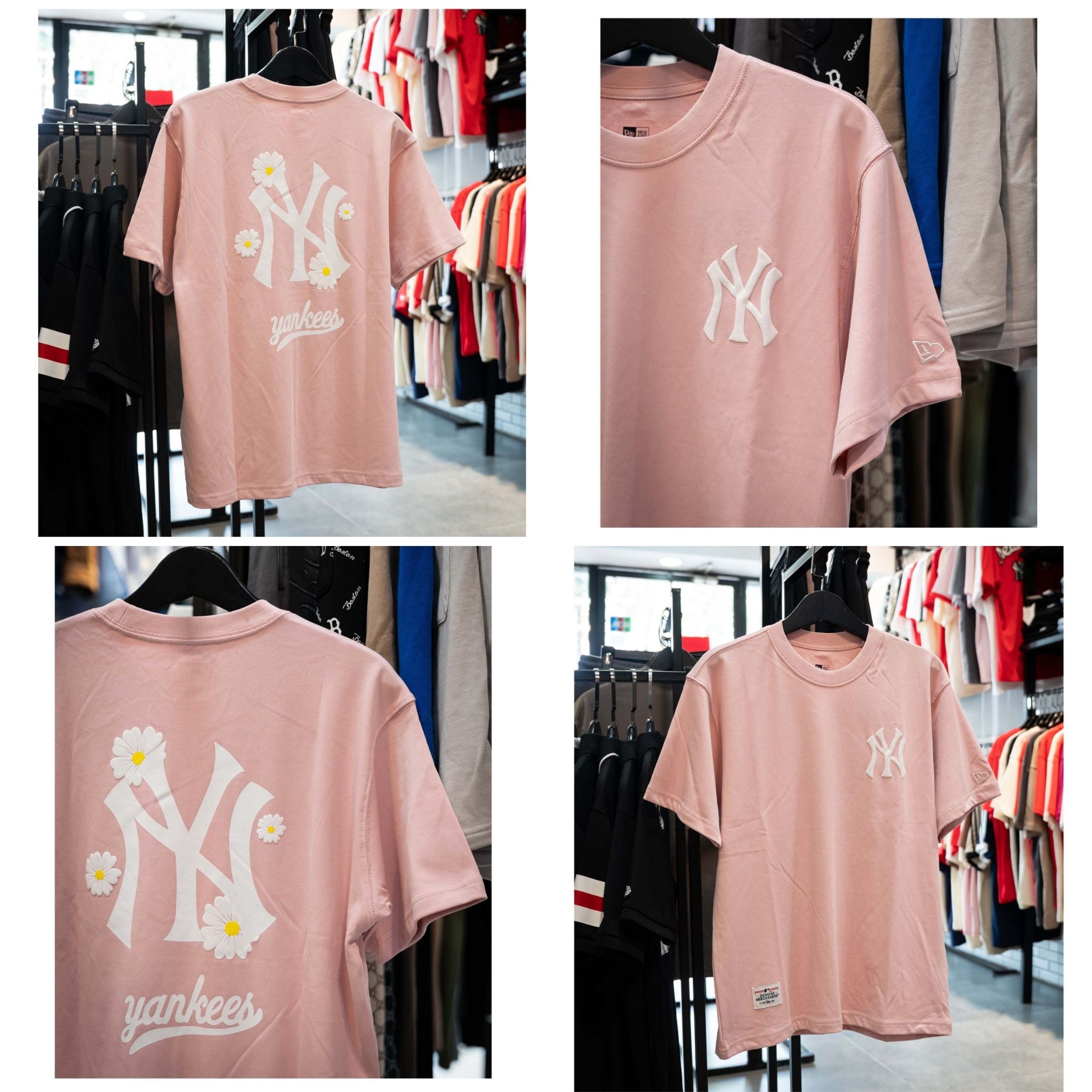  Tee NEW.ERA Logo NY Flower 