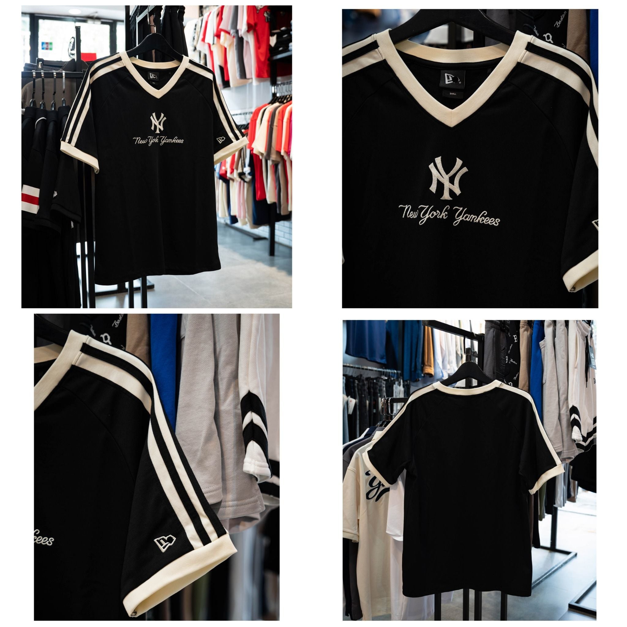  Jersey NEW.ERA Logo NY Thêu 