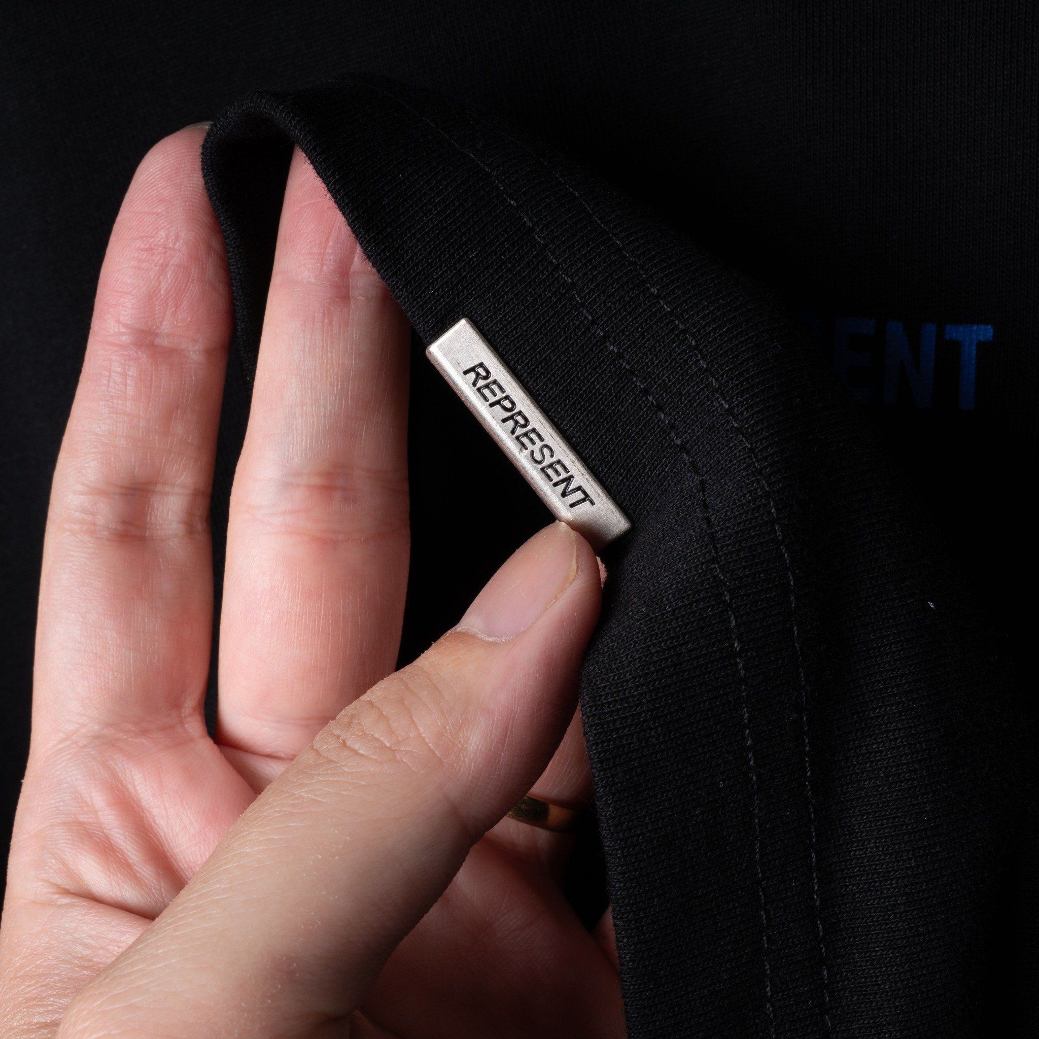  Tee Logo REPRESENT of BLUE Oversize 