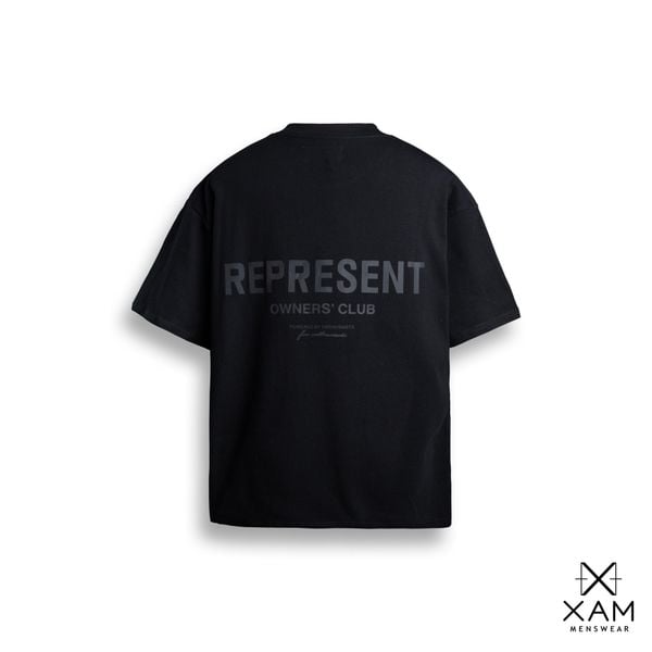  Tee Logo REPRESENT FullBlack Oversize 