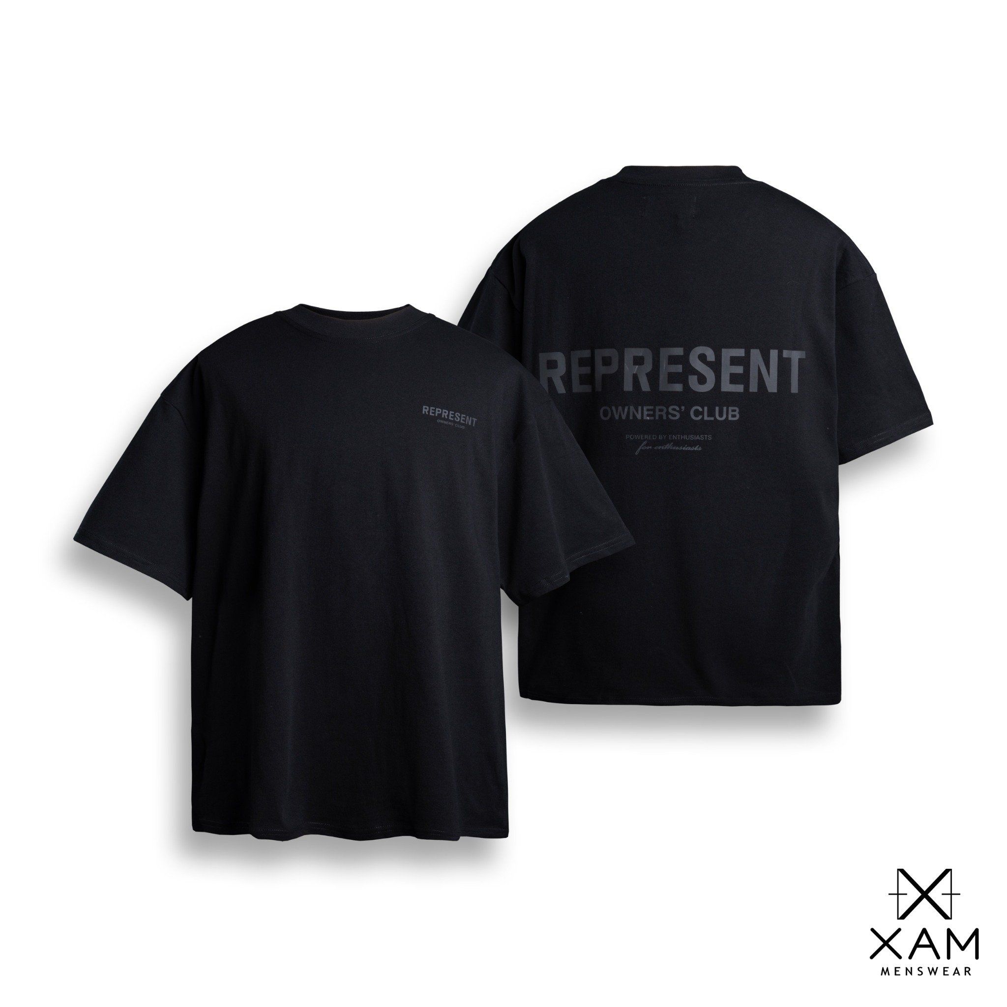  Tee Logo REPRESENT FullBlack Oversize 