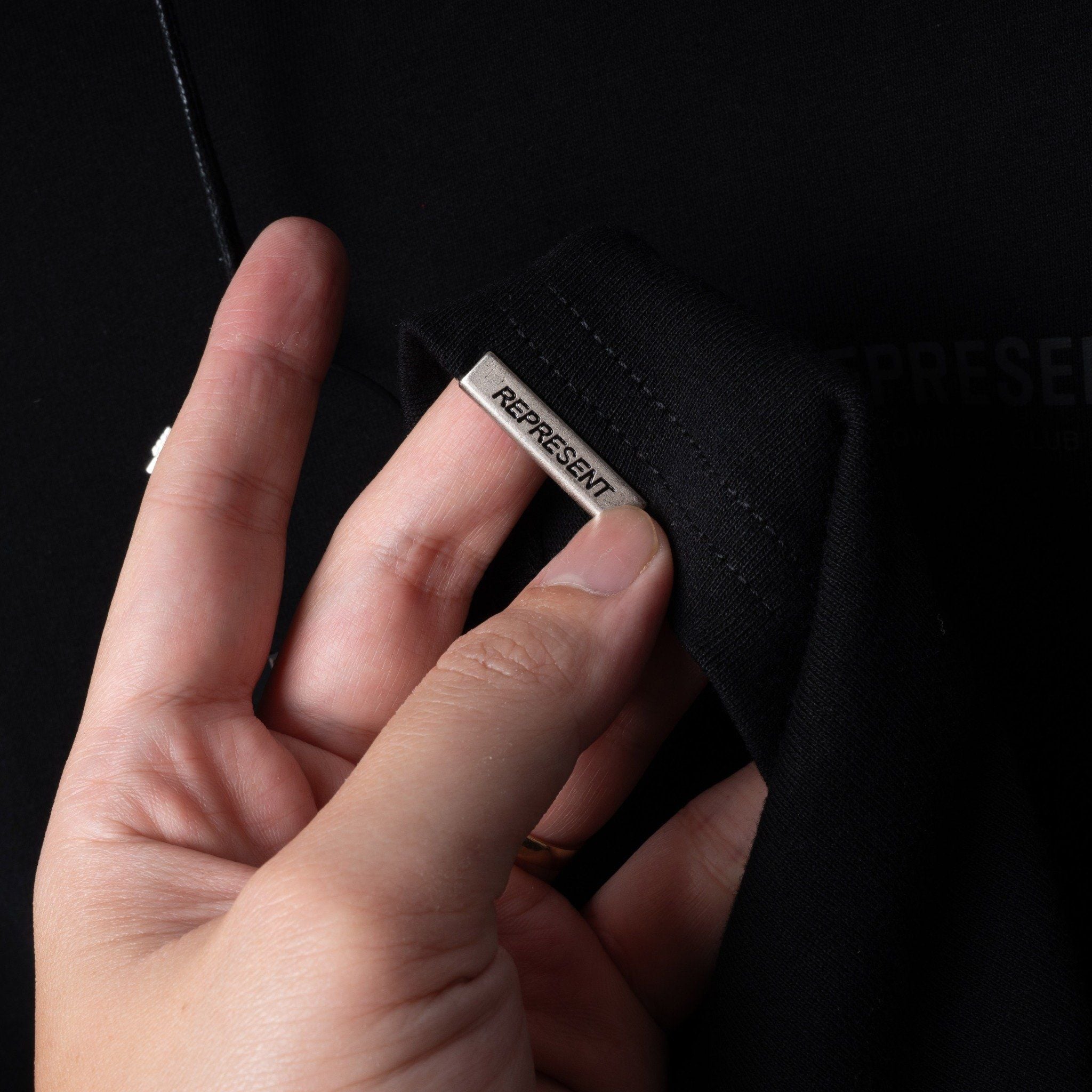  Tee Logo REPRESENT FullBlack Oversize 