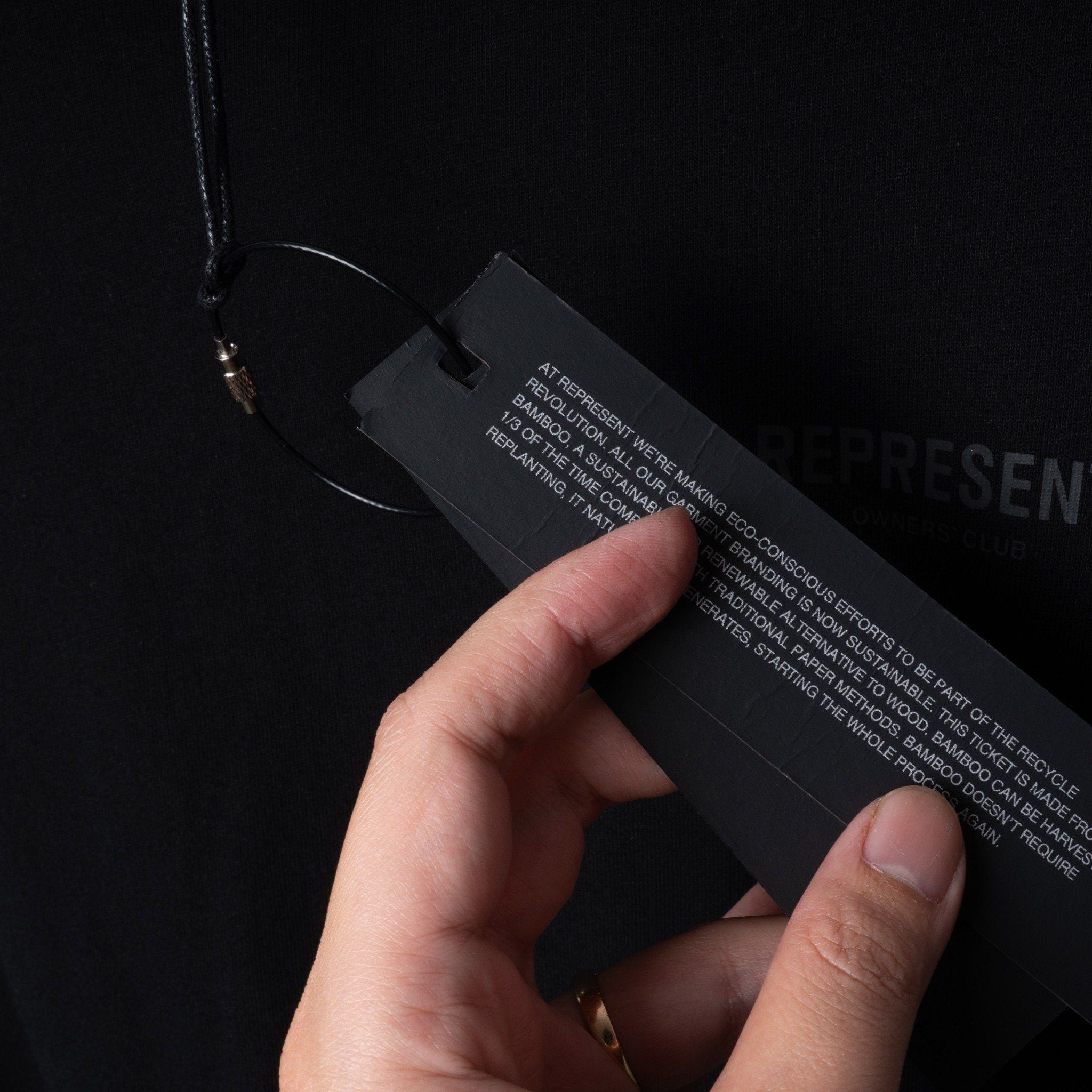  Tee Logo REPRESENT FullBlack Oversize 