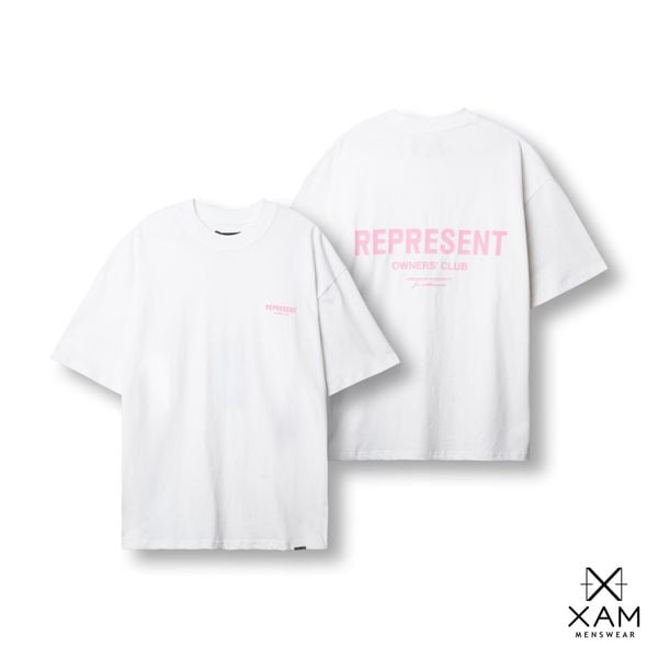  Tee Logo REPRESENT of PINK Oversize 