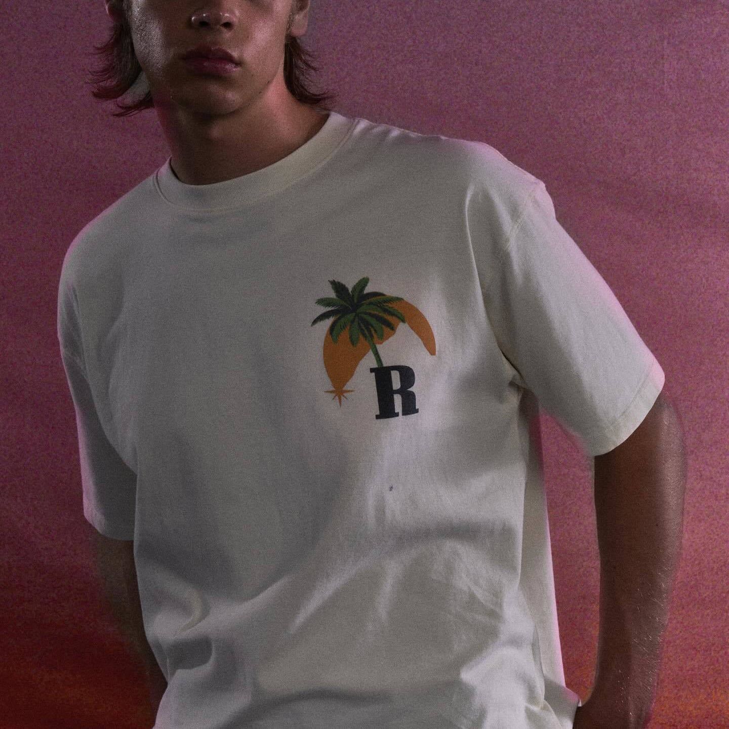  Tee RHUDE Coconut Tree Oversize 
