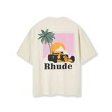  Tee RHUDE Coconut Tree Oversize 