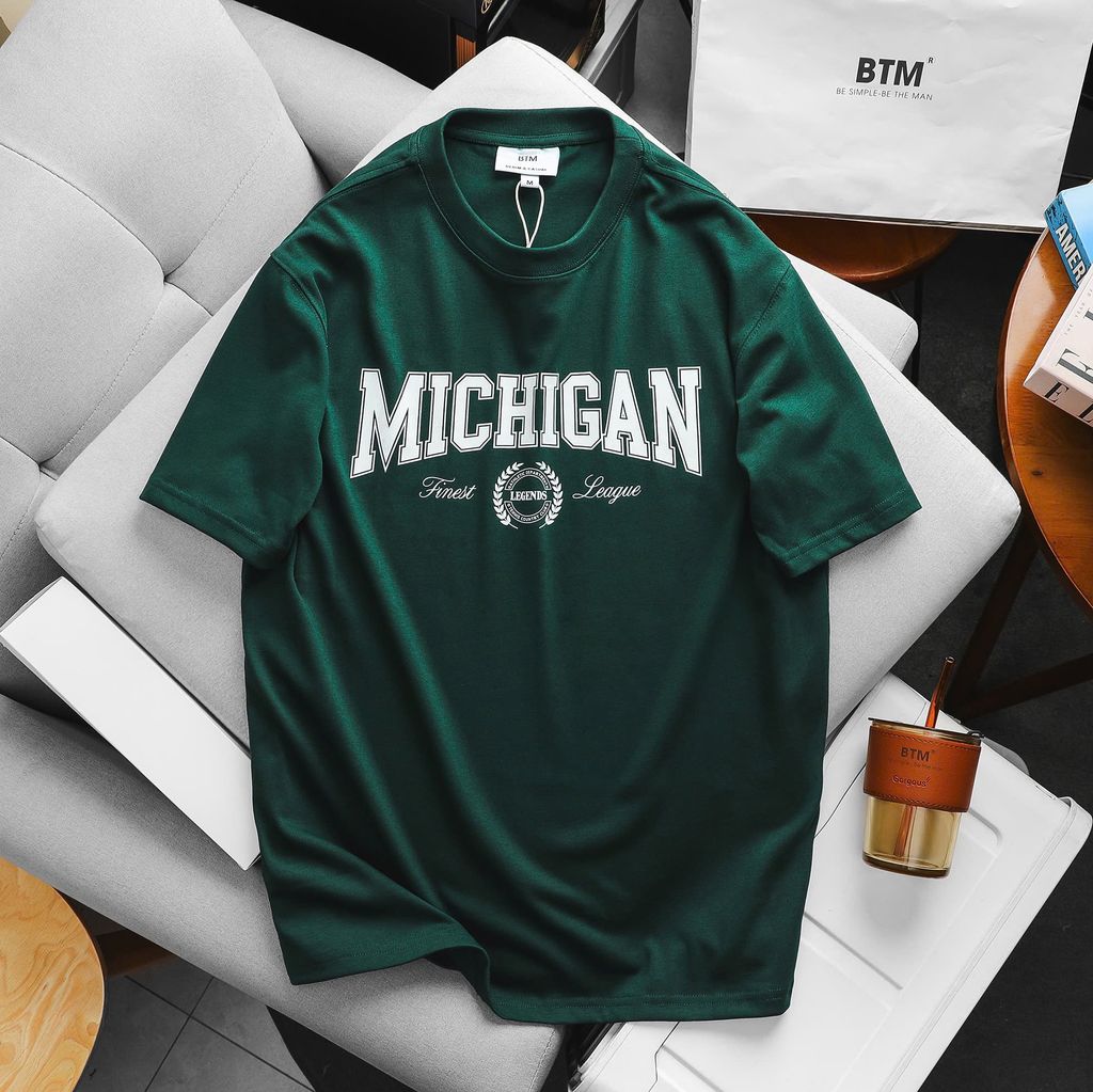  Áo Thun BTM Logo MICHIGAN 