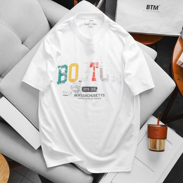  Áo Thun BTM Logo BOSTON 