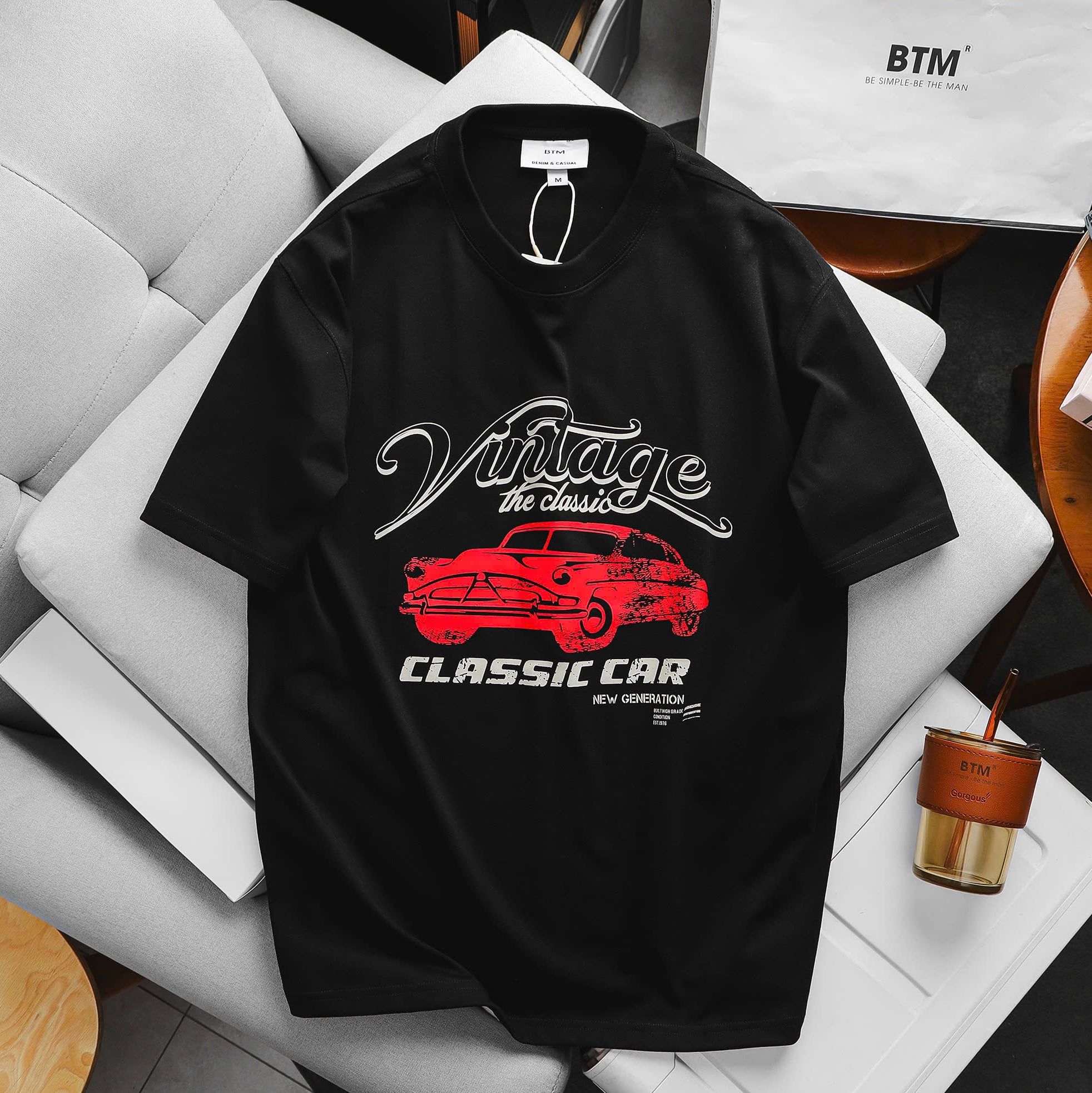  Áo Thun BTM Logo VINTAGE 