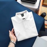  Polo BOSS Logo Thêu Basic 