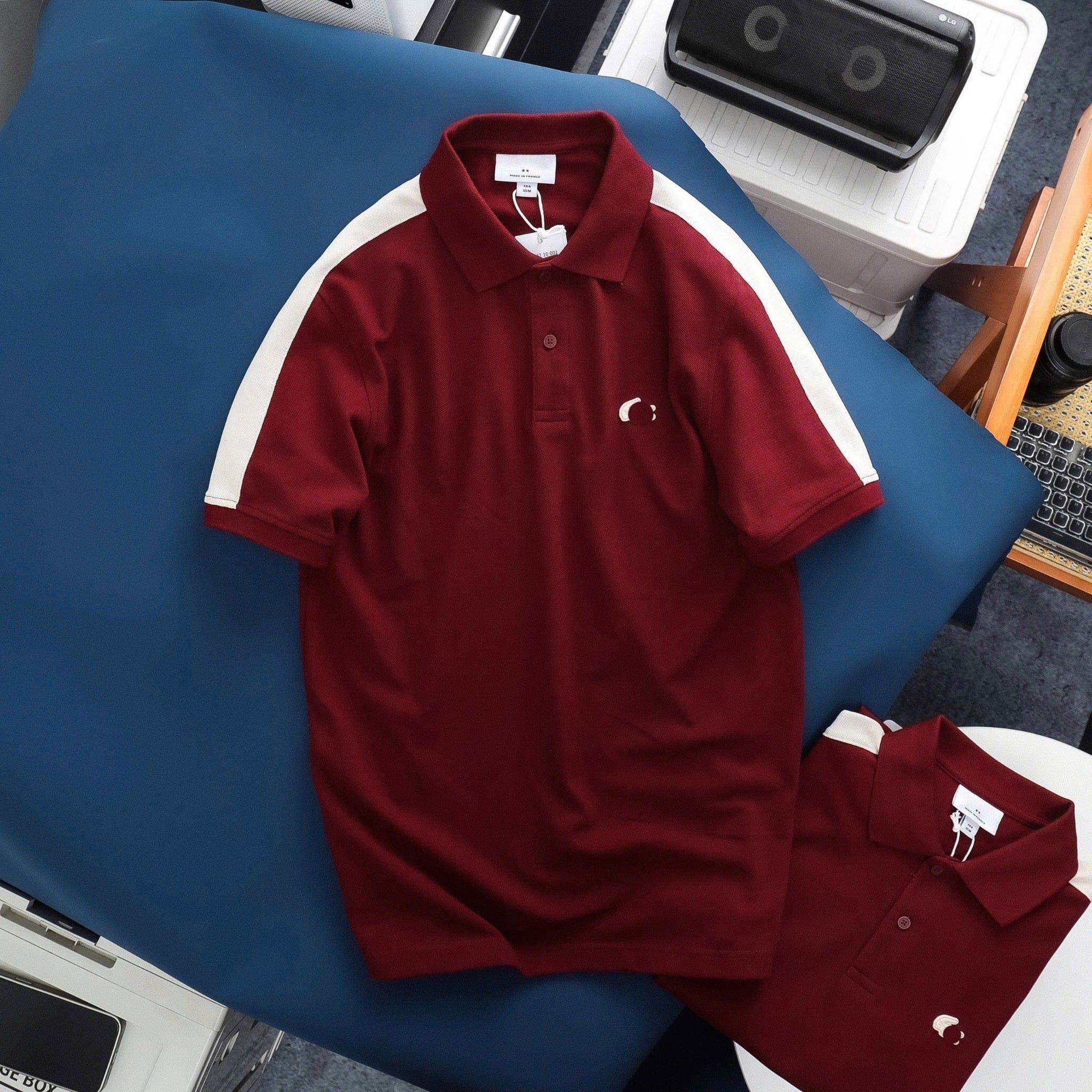  Polo LACOS.TE Phối Viền Vai 