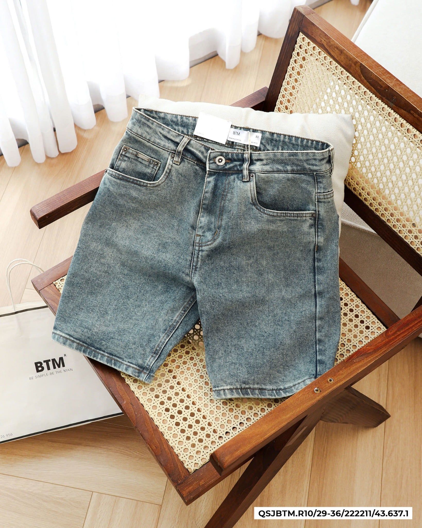  Short Jean BTM SlimFit 