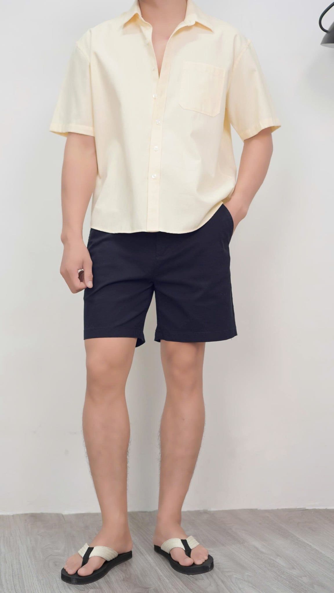  Short Kaki UNDERNESS Slimfit 