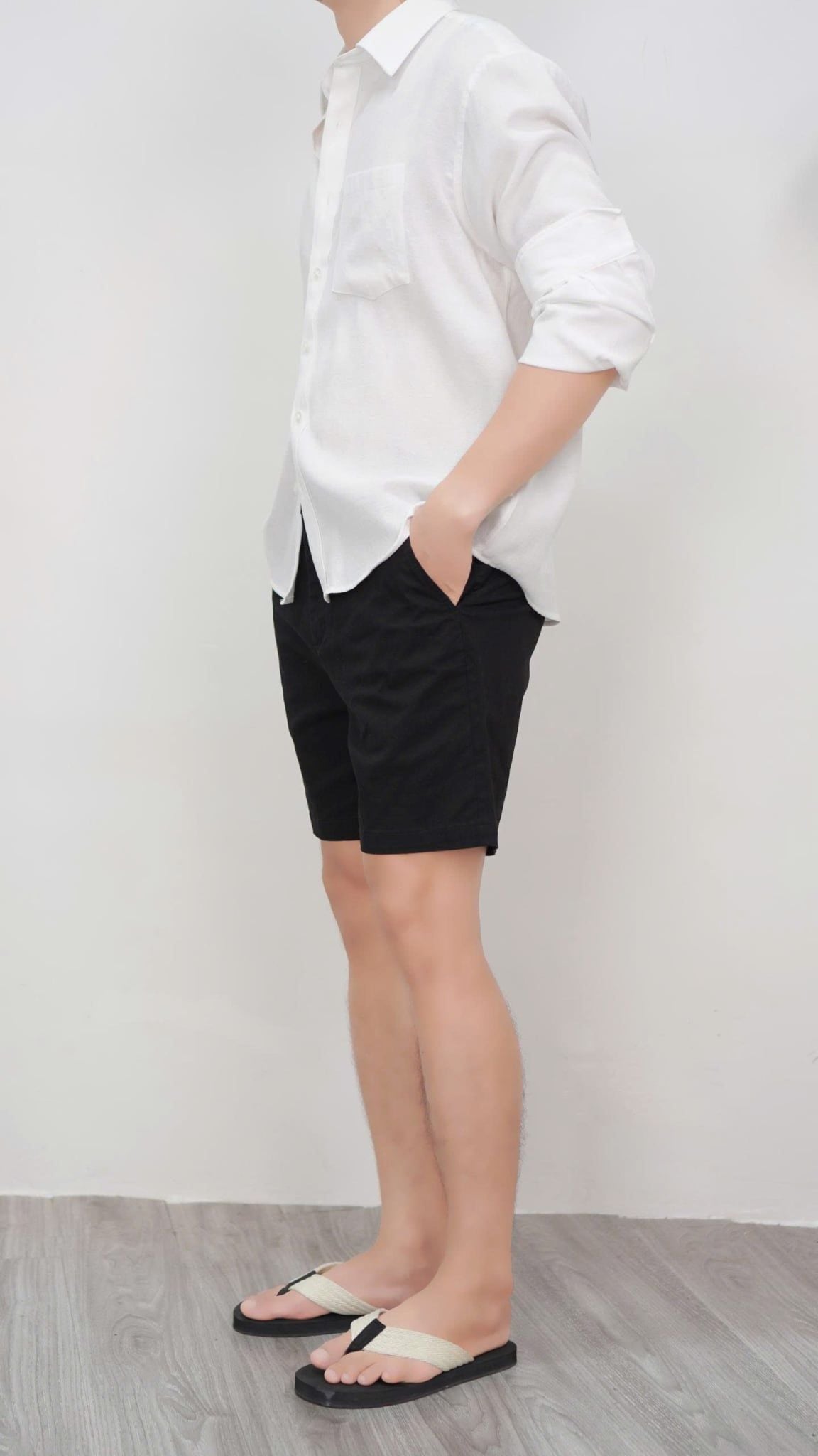  Short Kaki UNDERNESS Slimfit 
