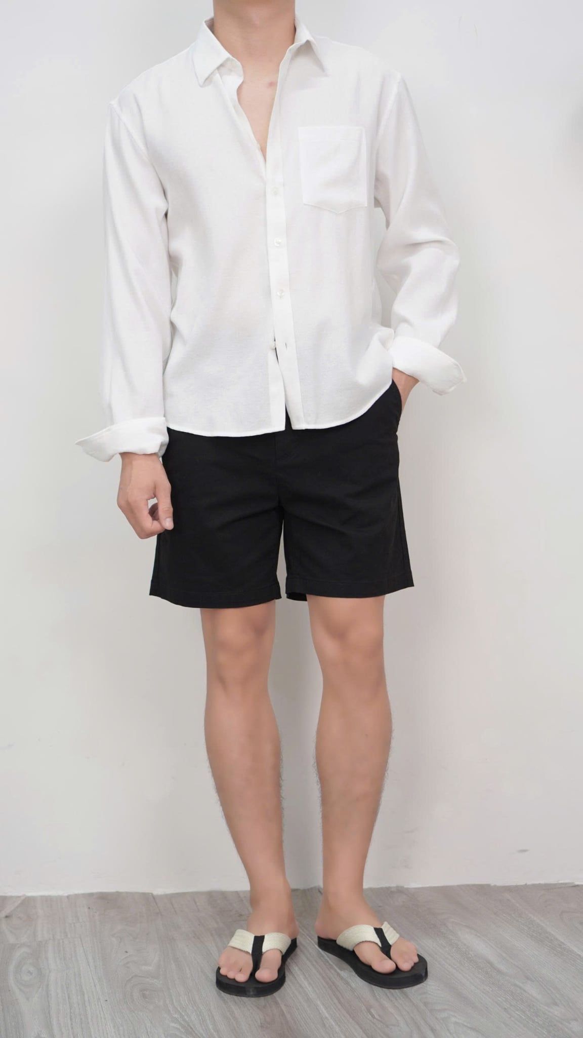  Short Kaki UNDERNESS Slimfit 