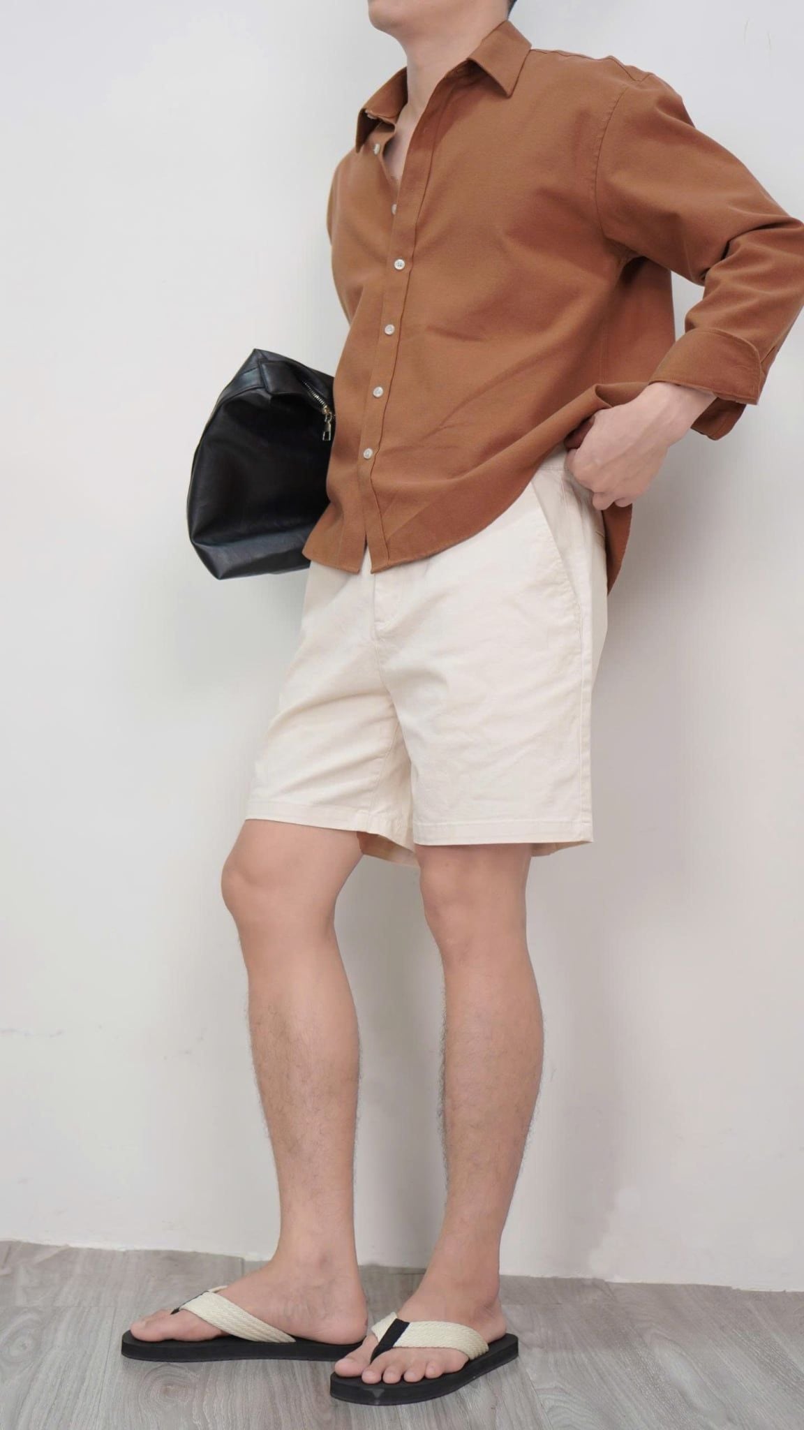  Short Kaki UNDERNESS Slimfit 