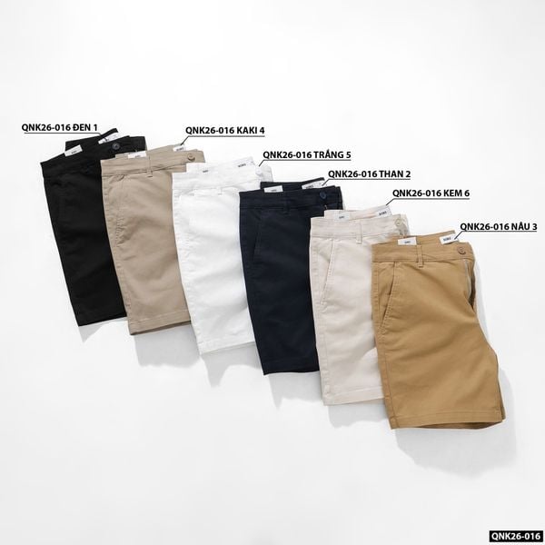  Short Kaki UNDERNESS Slimfit 