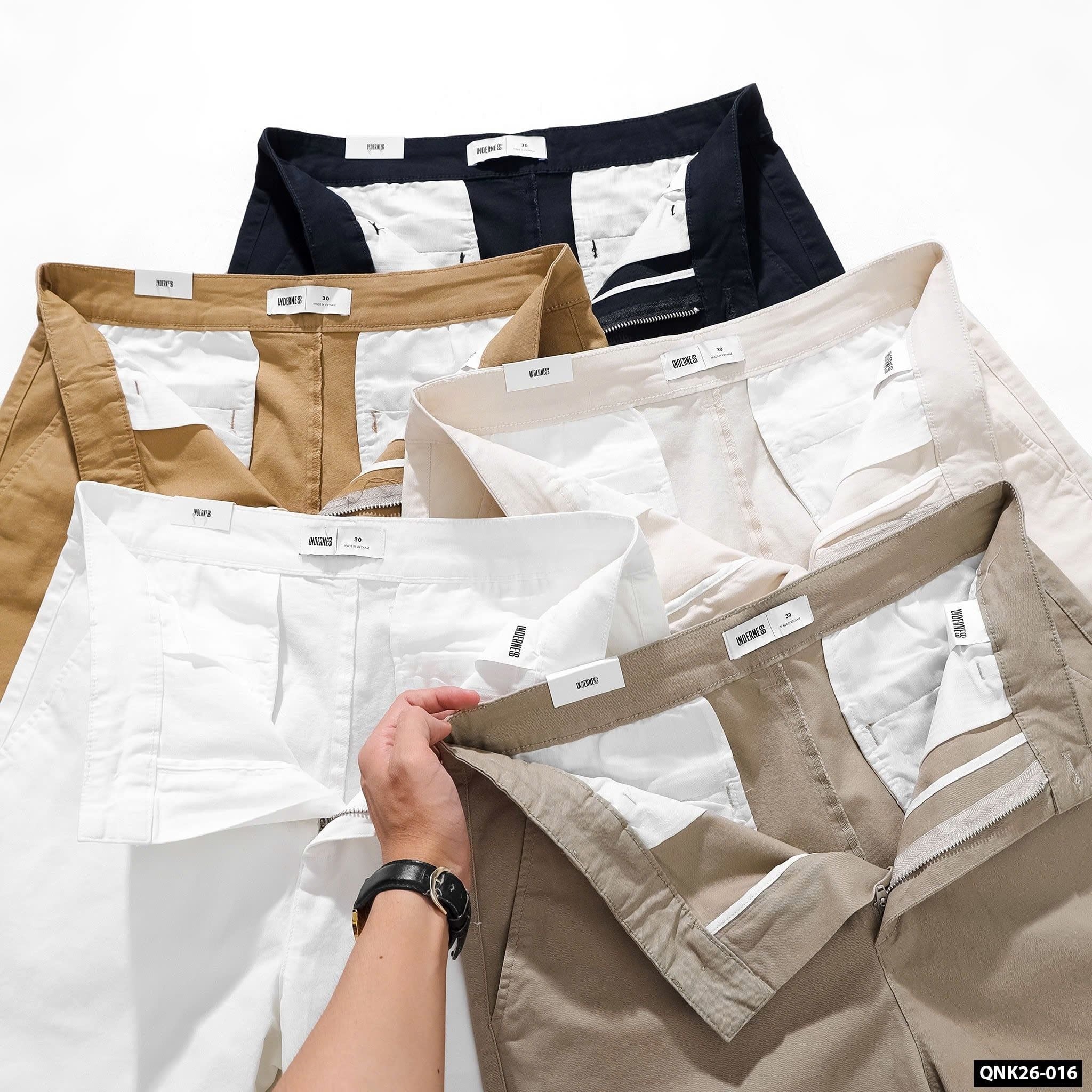  Short Kaki UNDERNESS Slimfit 