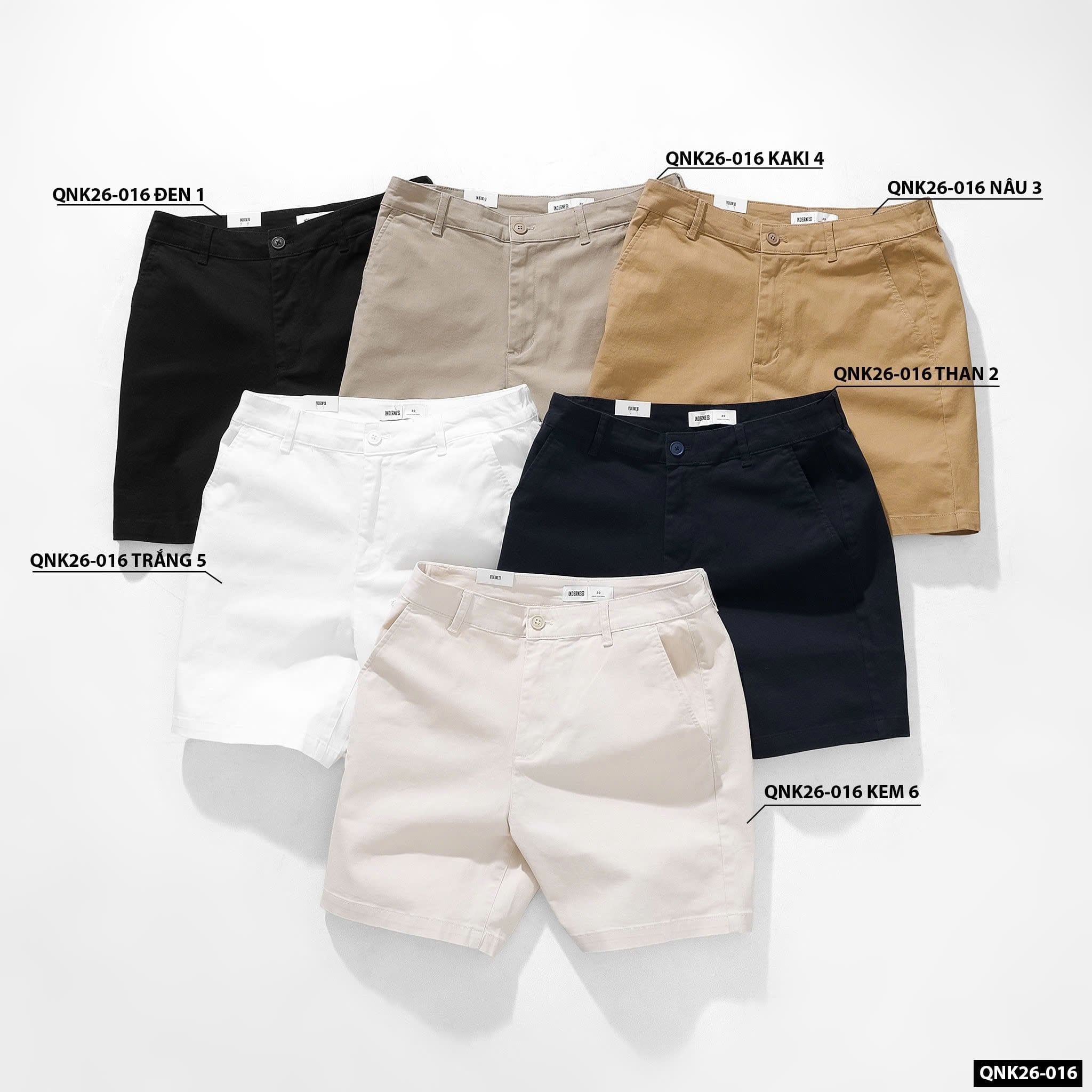  Short Kaki UNDERNESS Slimfit 