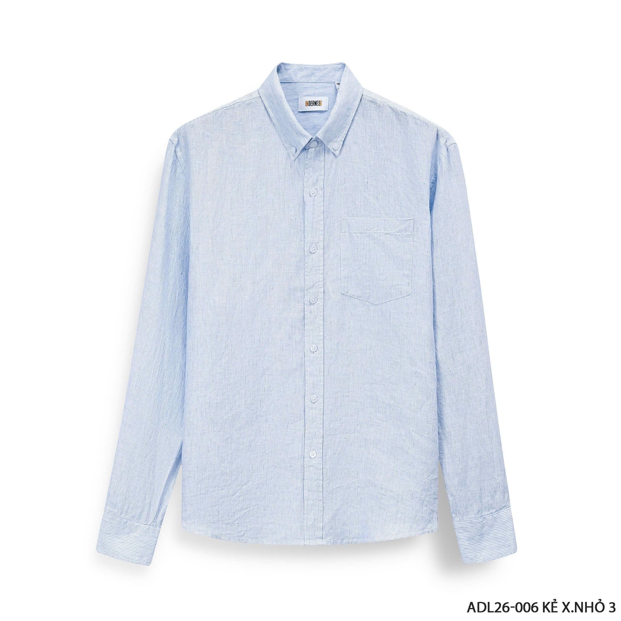  Sơmi UNDERNESS Linen Phối Sọc 