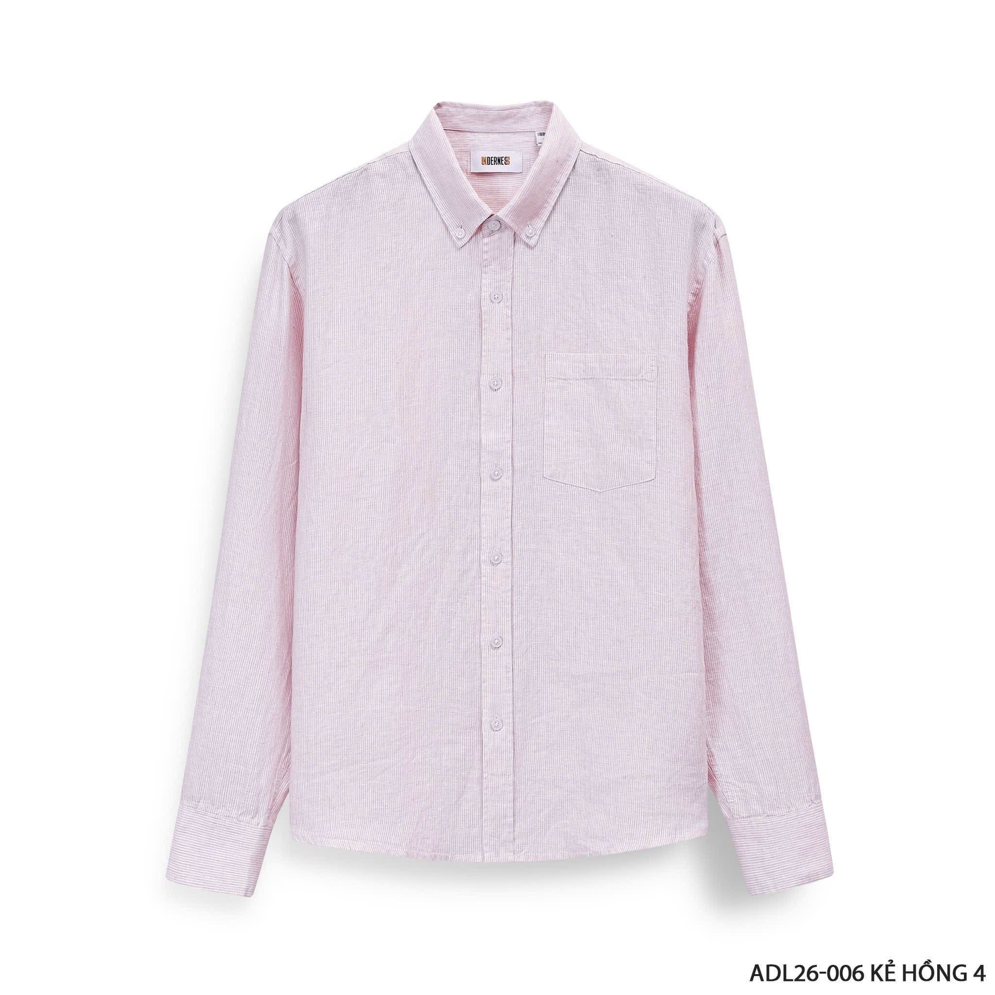  Sơmi UNDERNESS Linen Phối Sọc 