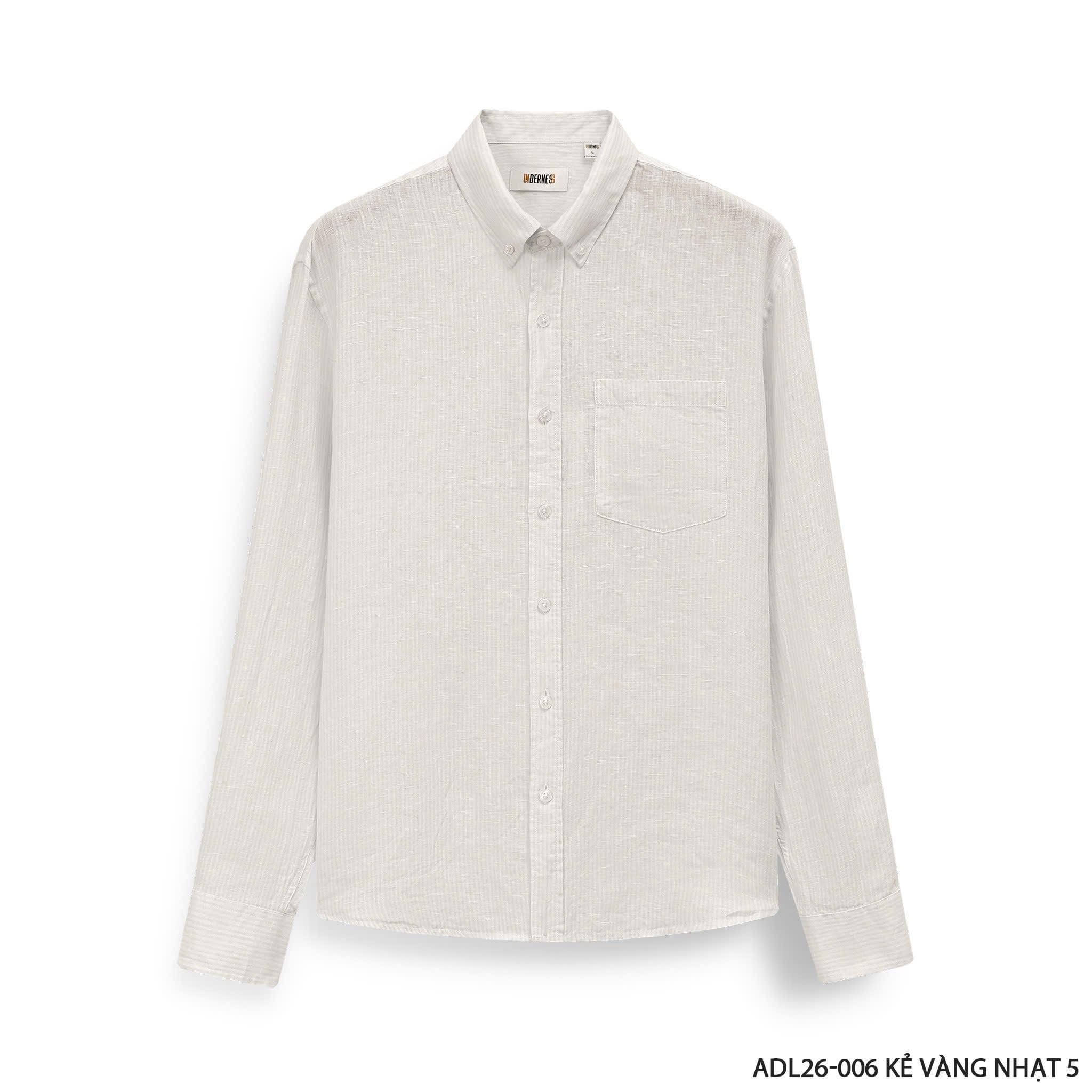  Sơmi UNDERNESS Linen Phối Sọc 