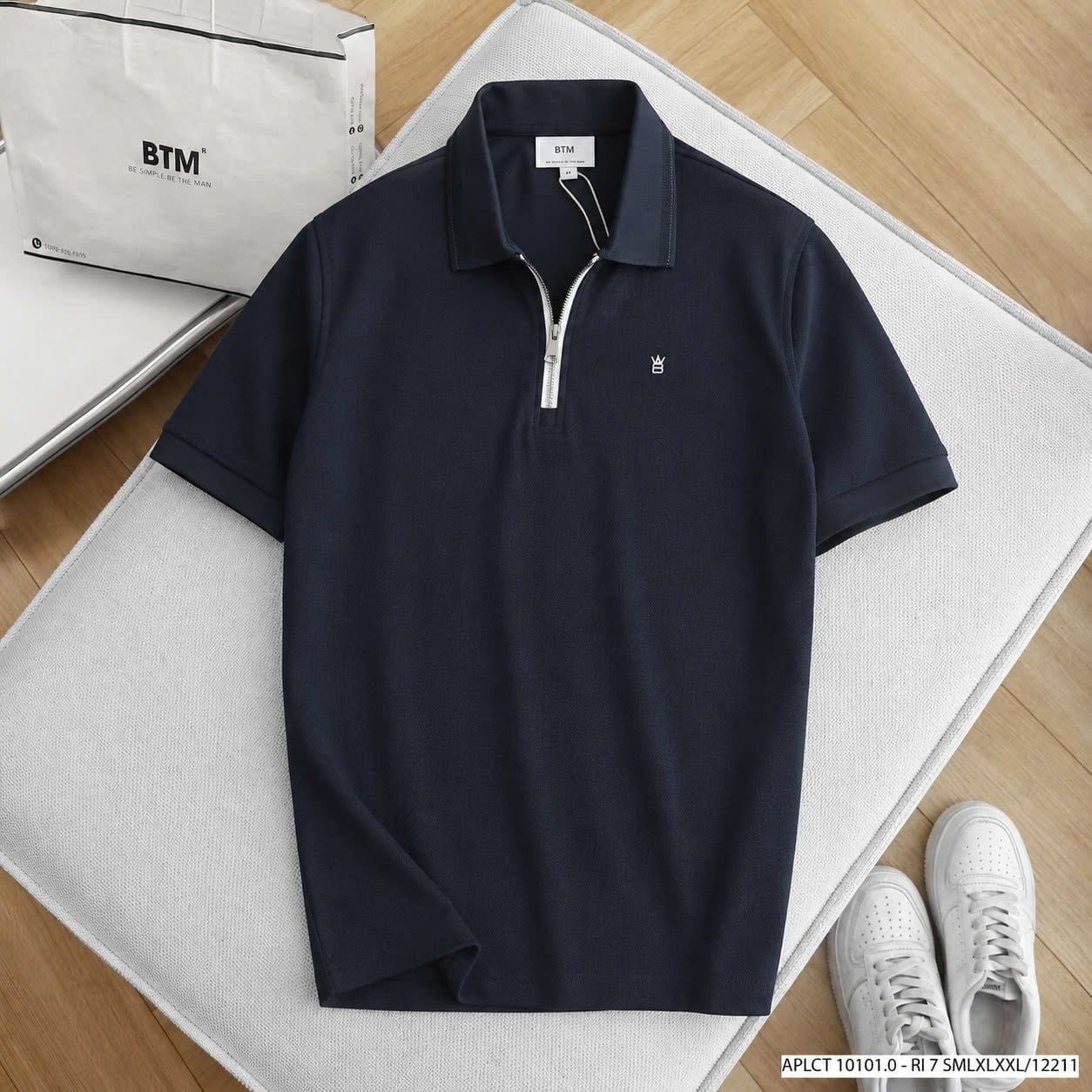  Polo BTM Phối Zip 
