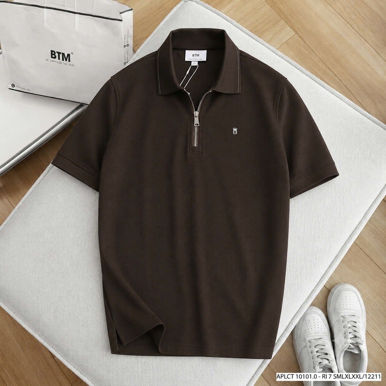  Polo BTM Phối Zip 