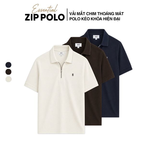  Polo BTM Phối Zip 