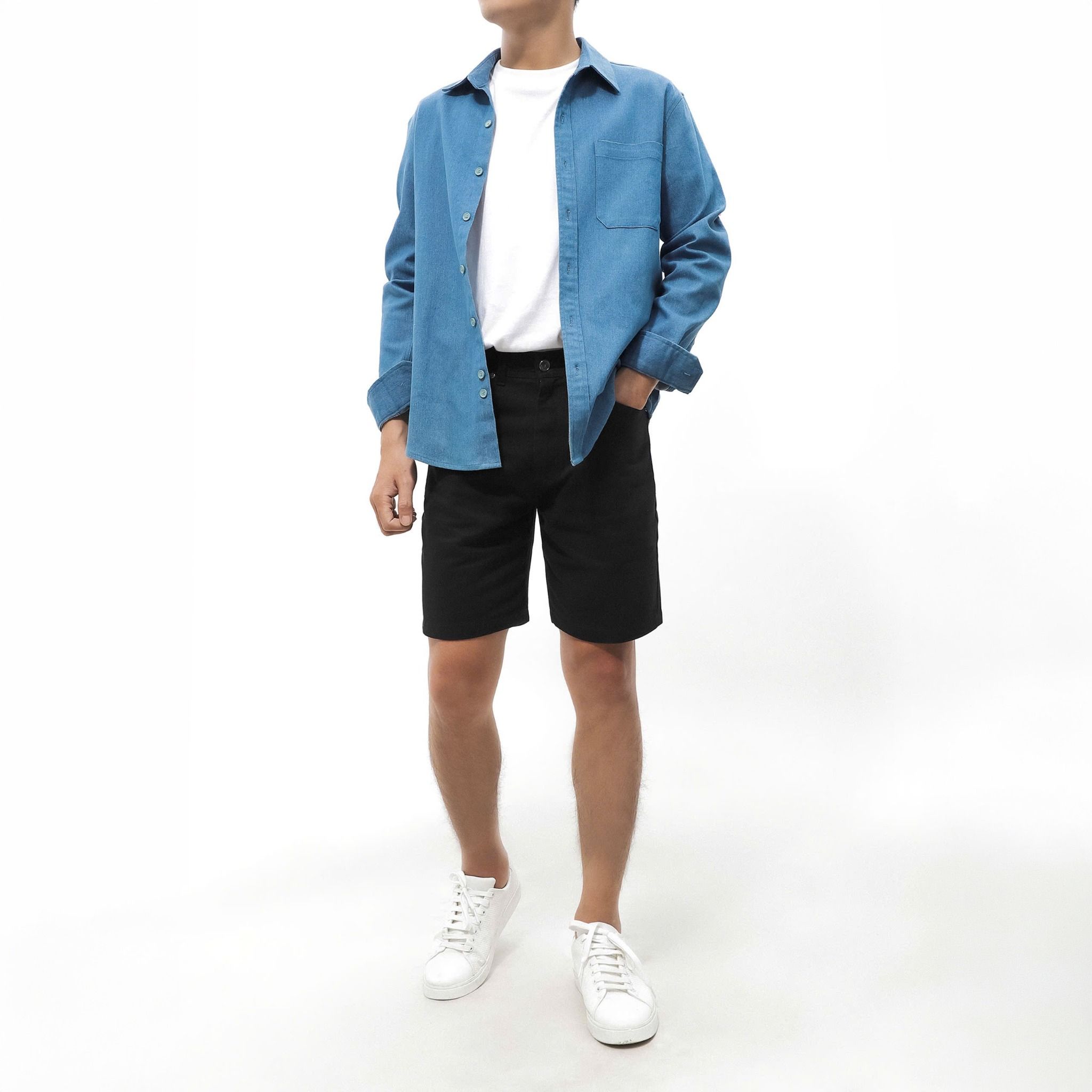 Short Kaki Jean UNDERNESS Slimfit 