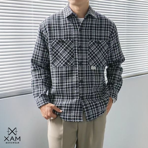  Sơmi Caro GUANGZHOU Flannel Định Lượng 320Gsm 