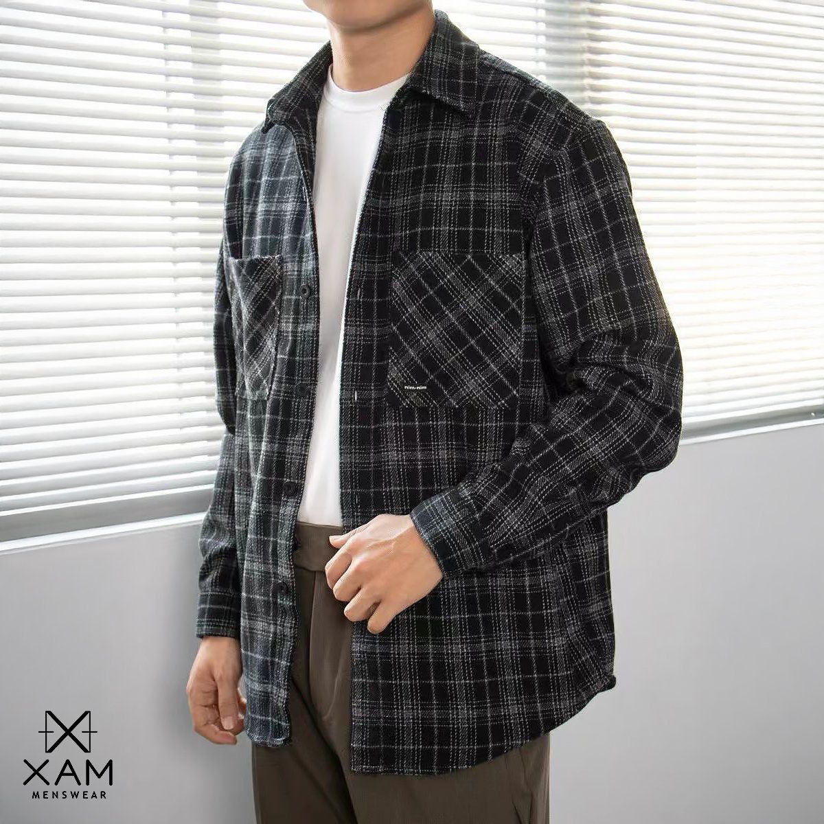  Sơmi Caro GUANGZHOU Flannel Định Lượng 320Gsm 