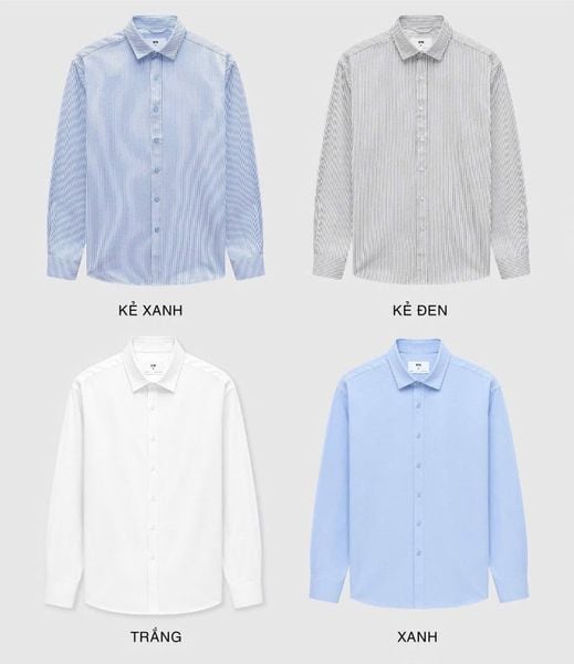  Sơmi BTM Basic Oxford 