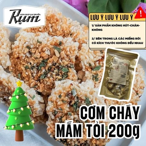  Cơm cháy mắm tỏi 200gr 