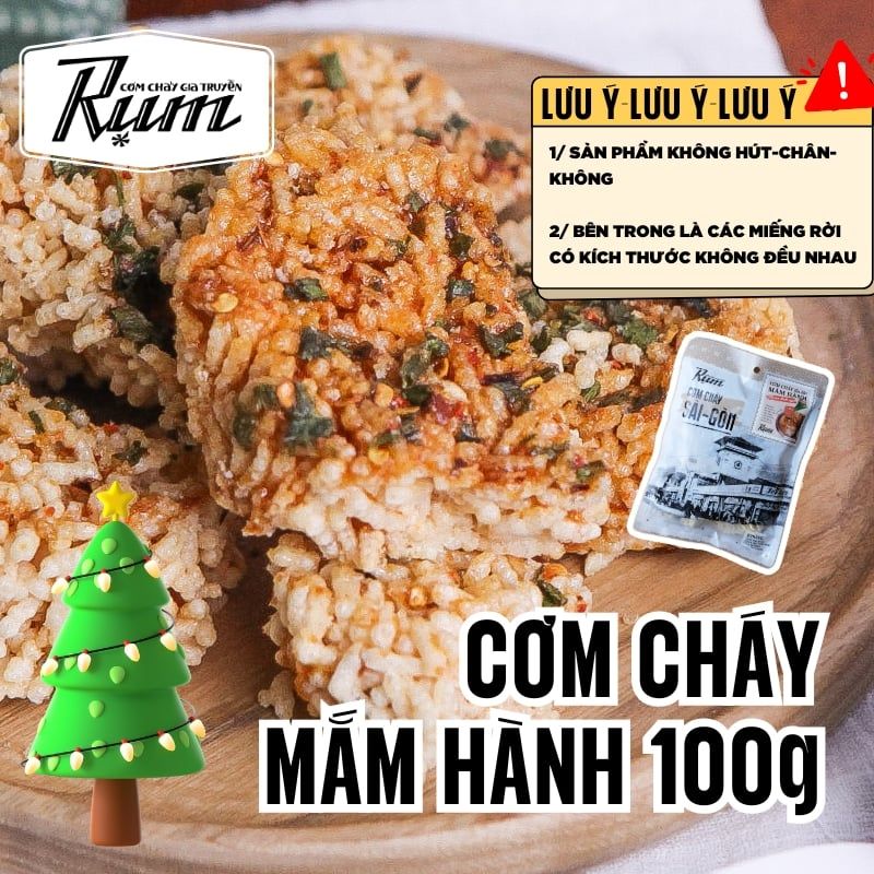 Cơm cháy mắm hành 100gr