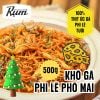 Khô gà lá chanh đẫm phô mai 500g