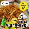 Khô gà trứng muối 500g